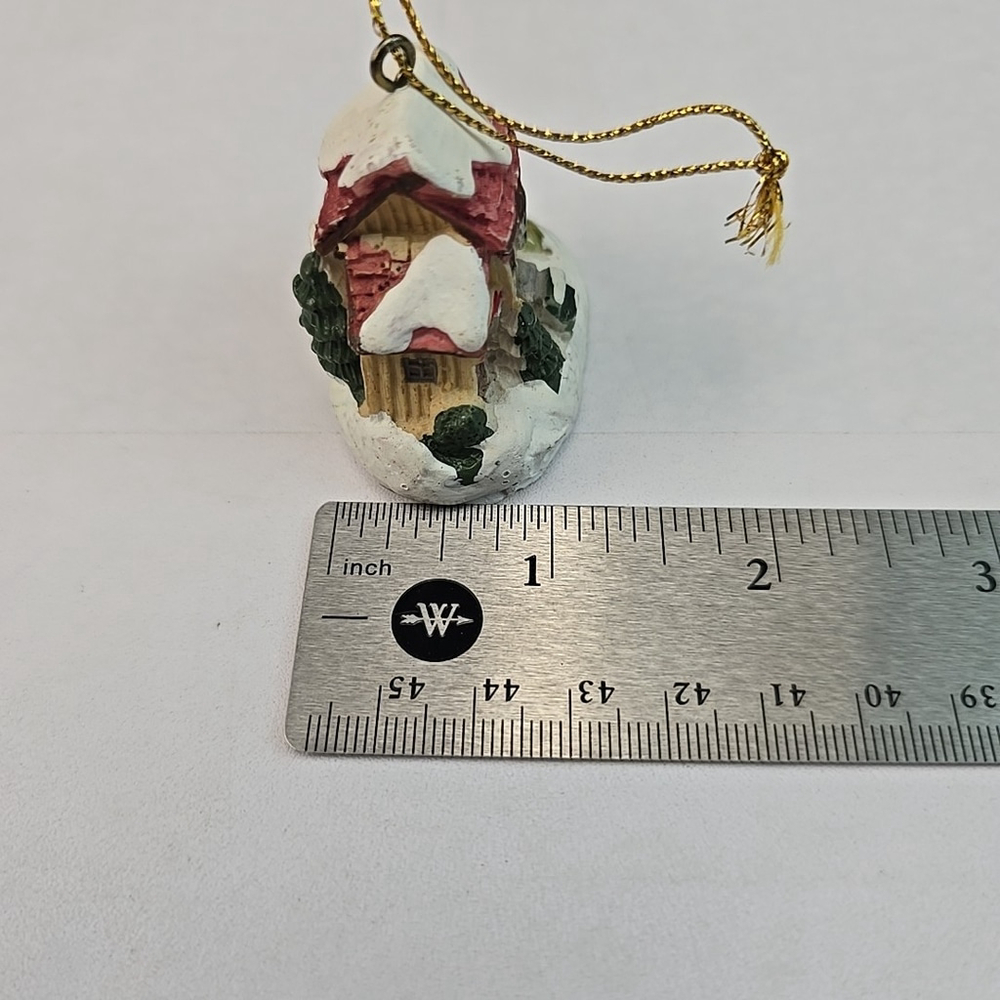 Vintage Kurt Alder Mini Santa's World Snow Cottage House Christmas Tree Ornament - Picture 11 of 12